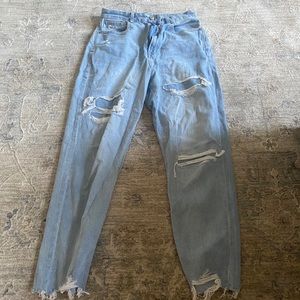 american eagle mom jeans